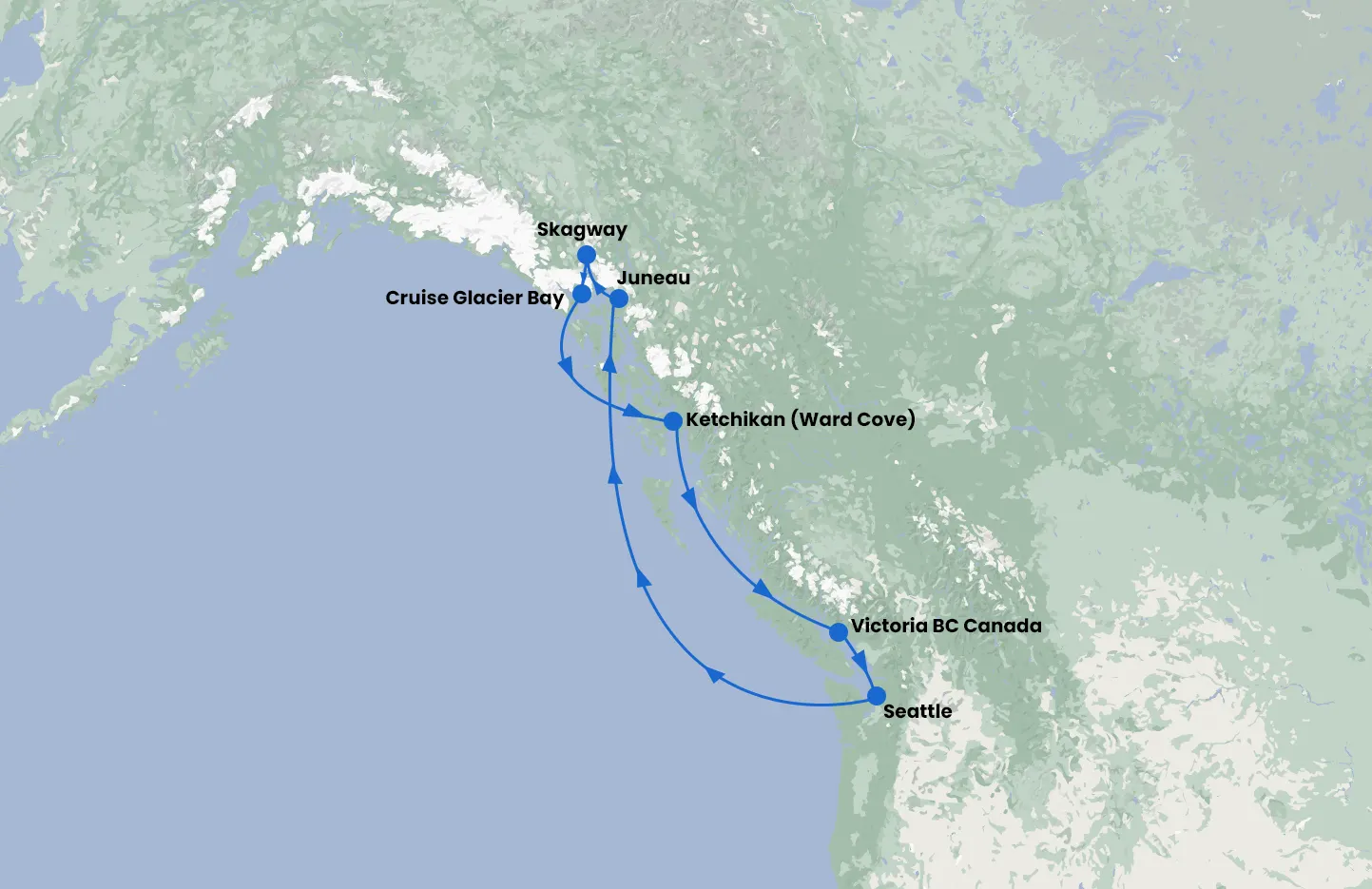 Alaska Discovery with Seattle & Chicago Stays with Norwegian Bliss